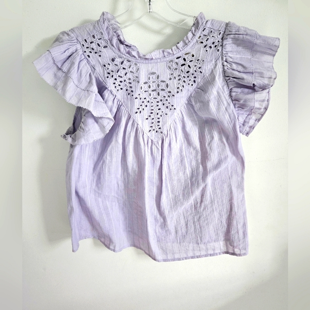 Universal Thread Lavender Eyelet Blouse